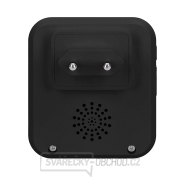 Solight bezdrátový zvonek, do zásuvky, 200m, černý, learning code Náhled