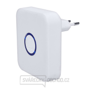 Solight bezdrátový zvonek bezbateriový, do zásuvky, 150m, bílý, learning code Náhled