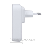 Solight bezdrátový zvonek bezbateriový, do zásuvky, 150m, bílý, learning code Náhled