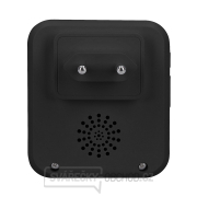 Solight bezdrátový zvonek bezbateriový, do zásuvky, 150m, černý, learning code Náhled