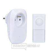 Solight bezdrátový zvonek s elektrickou zásuvkou, do zásuvky, 250m, bílý, learning code Solight bezdrátový zvonek s elektrickou zásuvkou, do zásuvky, 250m, bílý, learning code gallery main image