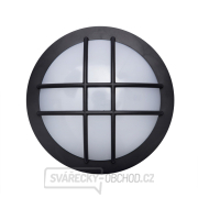 Solight LED venkovní osvětlení kulaté s mřížkou, 13W, 910lm, 4000K, IP65, 17cm, černá Náhled