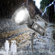 Solight LED nabíjecí ruční svítilna s power bankou, 800lm, Li-Ion náhled