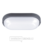 Solight LED venkovní osvětlení oválné, 20W, 1500lm, 4000K, IP54, 26cm, šedá barva Náhled