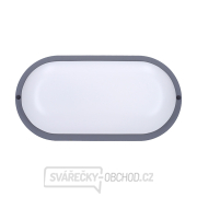 Solight LED venkovní osvětlení oválné, 20W, 1500lm, 4000K, IP54, 26cm, šedá barva náhled