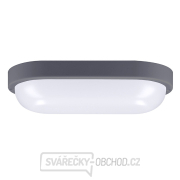 Solight LED venkovní osvětlení oválné, 20W, 1500lm, 4000K, IP54, 26cm, šedá barva náhled