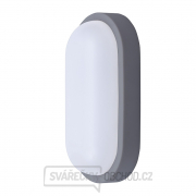 Solight LED venkovní osvětlení oválné, 20W, 1500lm, 4000K, IP54, 26cm, šedá barva gallery main image