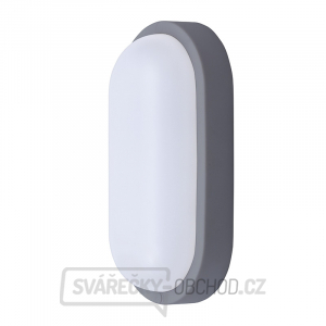 Solight LED venkovní osvětlení oválné, 20W, 1500lm, 4000K, IP54, 26cm, šedá barva gallery main image
