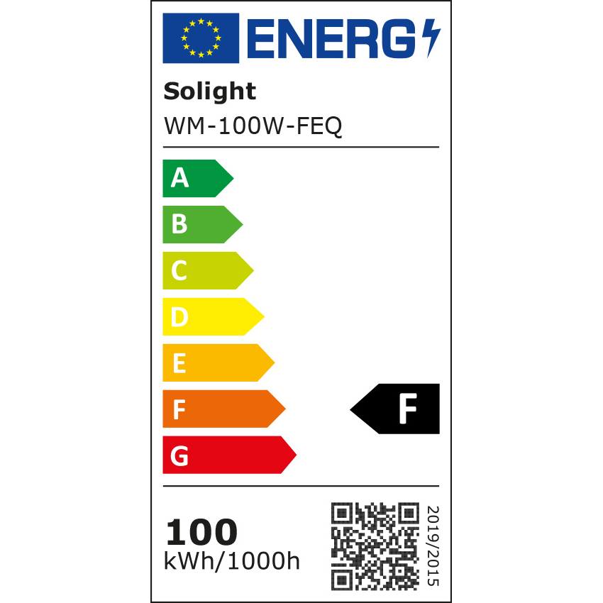 Solight LED reflektor se sklopným stojanem, 100W, 9000lm, 4000K, kabel se zástrčkou, IP65 WM-100W-FEQ