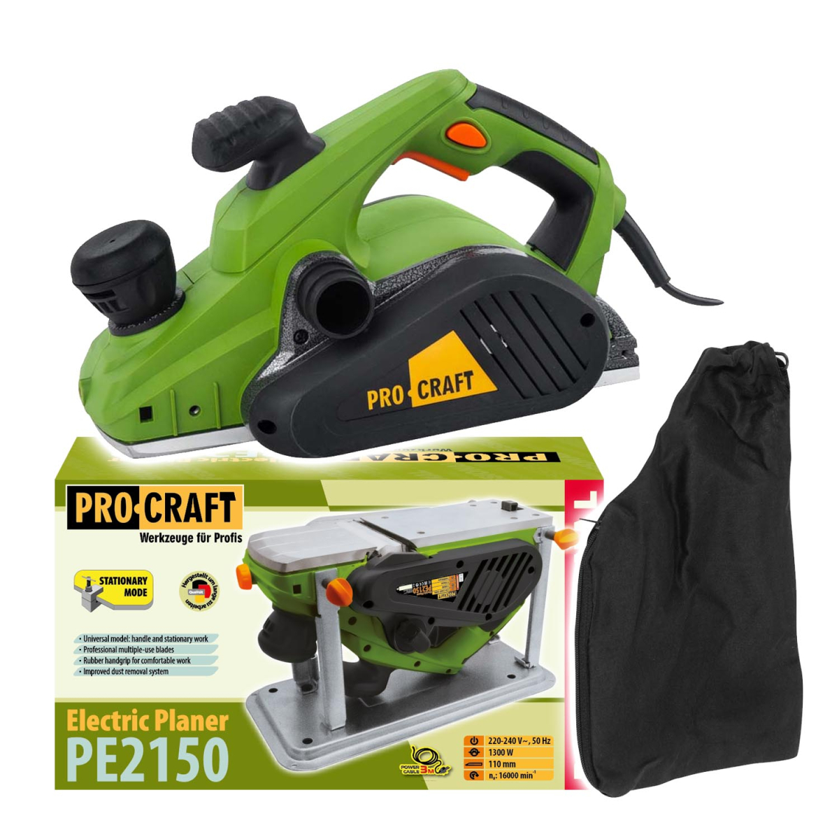 Levně Elektrický hoblík Procraft PE2150 (PE1300) | PE2150 PE2150
