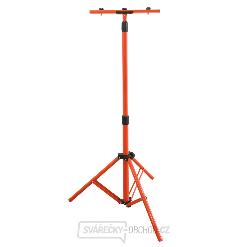 Solight stojan teleskopický pro LED reflektory, 60-150cm, pro 1-2 reflektory, oranžová barva