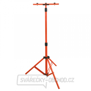 Solight stojan teleskopický pro LED reflektory, 60-150cm, pro 1-2 reflektory, oranžová barva