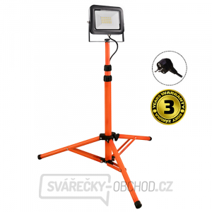 Solight LED venkovní reflektor PRO s vysokým stojanem, 50W, 4600lm, kabel se zástrčkou, AC 230V gallery main image
