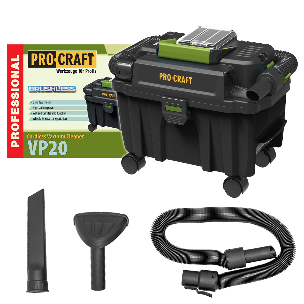 Průmyslový vysavač aku Procraft VP20 | VP20 VP20