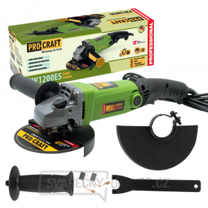 Úhlová bruska Procraft PW1200ES, 125mm | PW1200ES Úhlová bruska Procraft PW1200ES, 125mm | PW1200ES gallery main image