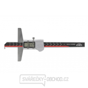 Hloubkoměr digitální s nosem KINEX 200 mm/0,01, DIN 862 Hloubkoměr digitální s nosem KINEX 200 mm/0,01, DIN 862 gallery main image