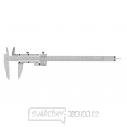 Posuvné měřítko KINEX 200 mm, 0,02 mm, jemné stavění, aretace šroubkem, ČSN 25 1238, DIN 862 gallery main image