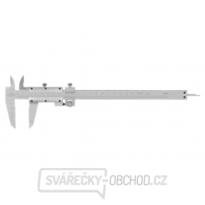 Posuvné měřítko KINEX 200 mm, 0,02 mm, jemné stavění, aretace šroubkem, ČSN 25 1238, DIN 862 Posuvné měřítko KINEX 200 mm, 0,02 mm, jemné stavění, aretace šroubkem, ČSN 25 1238, DIN 862