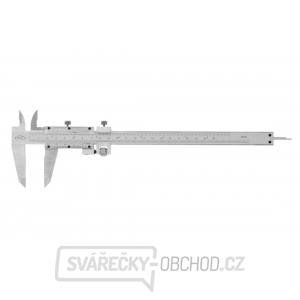 Posuvné měřítko s vnitřním měřením a hloubkoměrem KINEX 300 mm, 0,05 + 1/128 inch, jemné stavění, DIN 862 Posuvné měřítko s vnitřním měřením a hloubkoměrem KINEX 300 mm, 0,05 + 1/128 inch, jemné stavění, DIN 862 gallery main image