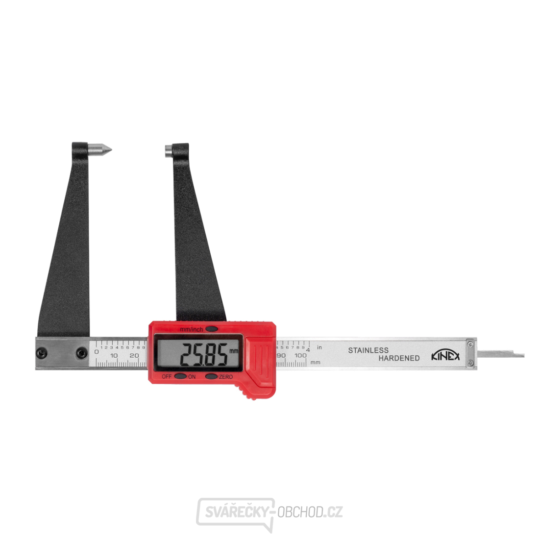 Posuvné měřítko digitální na brzdové bubny 0 - 100 mm