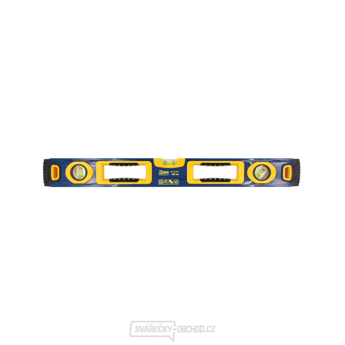 Vodováha magneticka 1000 mm, nárazuvzdorná, přesnost 0,5 mm/m