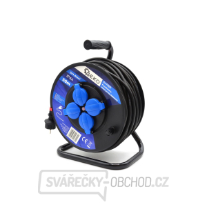 Prodlužovací kabel na bubnu prodlužovačka 3x1,5mm2 50m GEKO G17505  Prodlužovací kabel na bubnu prodlužovačka 3x1,5mm2 50m GEKO G17505  gallery main image