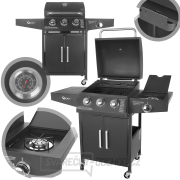 Plynový gril 4 hořáky (3+1) Geko G80515 11,6kW  náhled