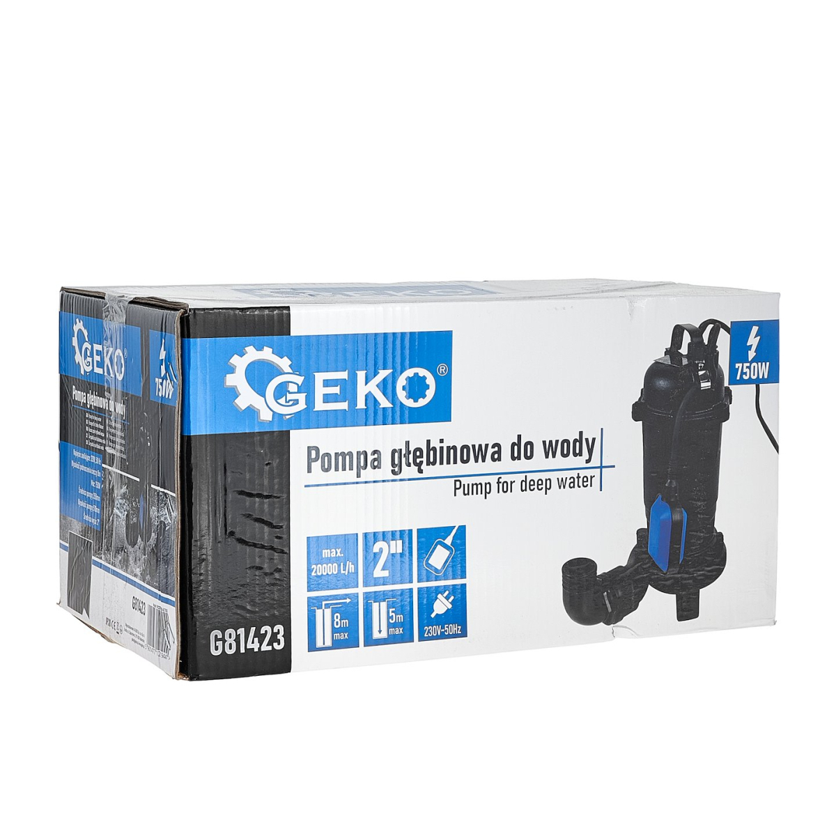  Ponorné kalové čerpadlo s drtičem GEKO G81423 750W Náhled