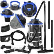 Průmyslový vysavač na mokré a suché vysávání 30L  Průmyslový vysavač na mokré a suché vysávání 30L  náhled