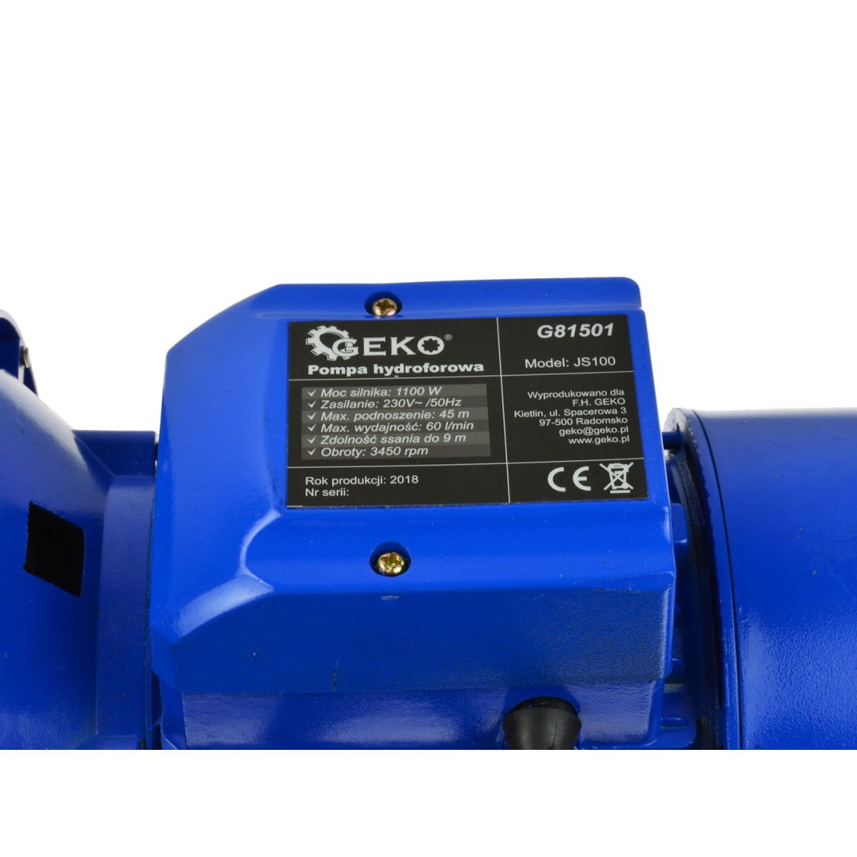  GEKO G81501 - Samonasávací čerpadlo pro domácí vodárnu 1100W JS100 Náhled
