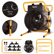 GEKO G80409 Elektrický průmyslový přímotop 2 kW/230V  GEKO G80409 Elektrický průmyslový přímotop 2 kW/230V  náhled