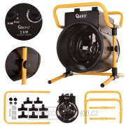 GEKO G80409 Elektrický průmyslový přímotop 2 kW/230V  náhled