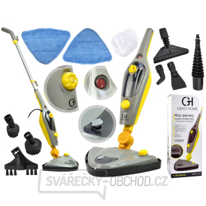 Parní mop + nádržka na čisticí prostředek GEKO Parní mop + nádržka na čisticí prostředek GEKO gallery main image