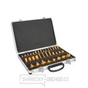 Sada tvarových fréz na dřevo 35ks, Geko K00067 Sada tvarových fréz na dřevo 35ks, Geko K00067 gallery main image