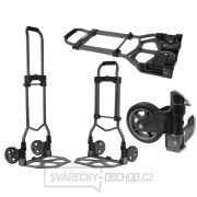 Skládací plochý skladový přepravní vozík 80 kg (4) náhled