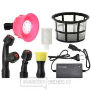 16L světle modrý 12Ah bateriový zádový postřikovač (1) náhled