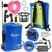 16L světle modrý 12Ah bateriový zádový postřikovač (1) náhled