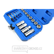 Vytahováky zalomených šroubů, sada 18 ks, Geko G30035 Náhled