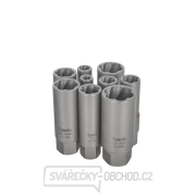 Sada dlouhých nástrčných klíčů na zlomené šrouby, 11 ks. 6-19 mm CR-MO  Sada dlouhých nástrčných klíčů na zlomené šrouby, 11 ks. 6-19 mm CR-MO  náhled