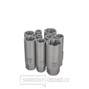 Sada dlouhých nástrčných klíčů na zlomené šrouby, 11 ks. 6-19 mm CR-MO  náhled
