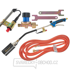 Střešní plynový hořák 60mm PROFI (70cm + 5m hadice + redukce) Střešní plynový hořák 60mm PROFI (70cm + 5m hadice + redukce) gallery main image