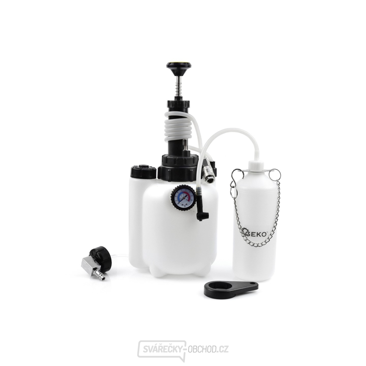 Tlaková nádoba na odvzdušnění a výměnu brzdové kapaliny GEKO G02732