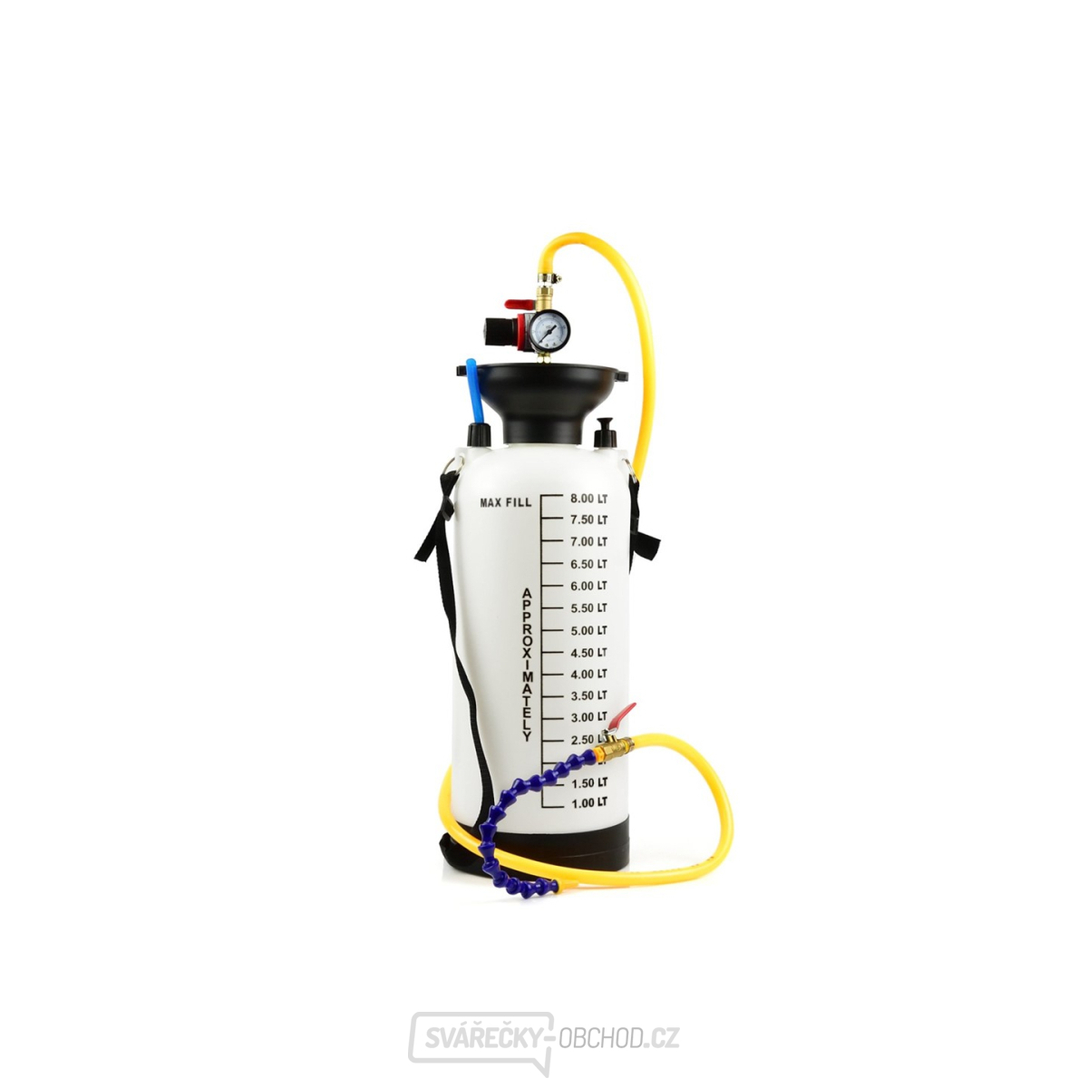 Dávkovač oleje - pneumatická plnička/plnička 8L