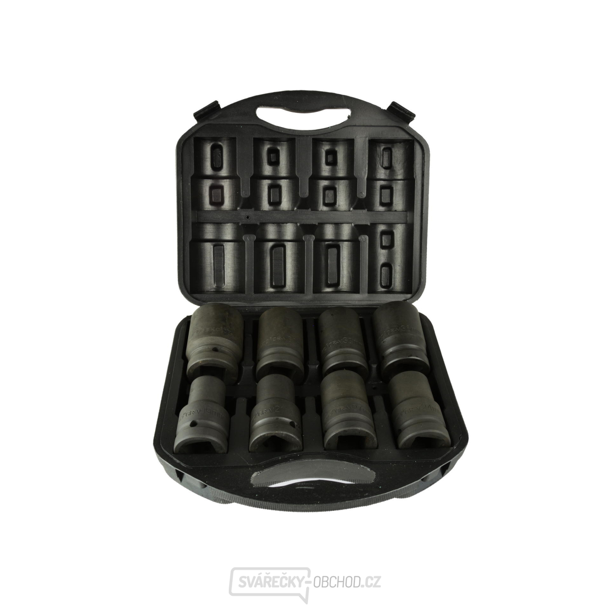 Nástrčné hlavice 1" 8ks a 19-41mm klíče Geko G10074 
