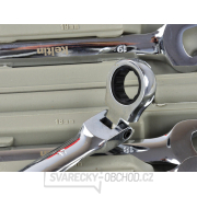 Sada12ks Klíče ráčnové očkoploché s kloubem 8-19mm Geko K00106  náhled