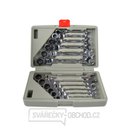 Sada12ks Klíče ráčnové očkoploché s kloubem 8-19mm Geko K00106  Sada12ks Klíče ráčnové očkoploché s kloubem 8-19mm Geko K00106  gallery main image