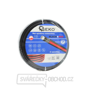 Zahradní hadice čtyřvrstvá, zesílená, 30 metrů, průměr 3/4 Geko G73696 Zahradní hadice čtyřvrstvá, zesílená, 30 metrů, průměr 3/4 Geko G73696 gallery main image