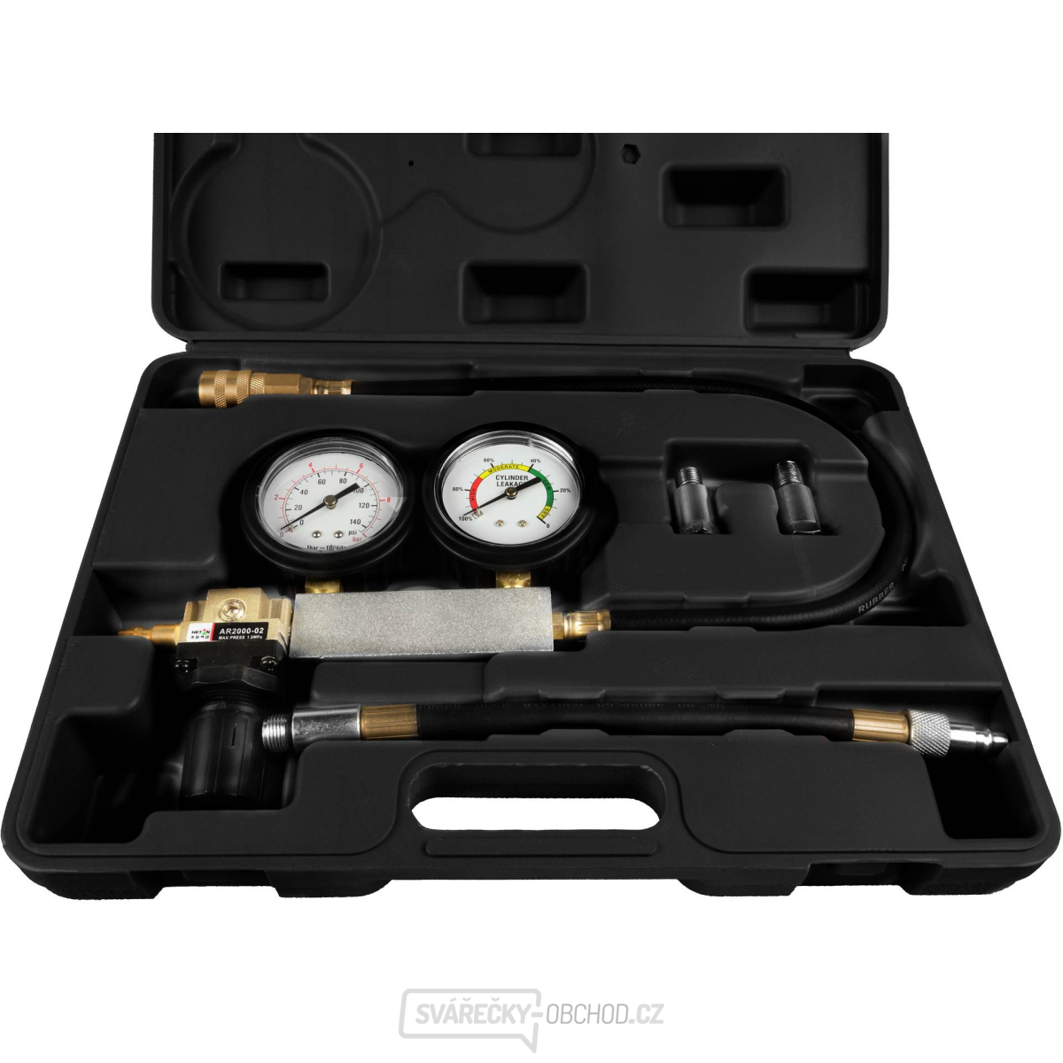 Tester, měření těsnění válce motoru Geko G02735