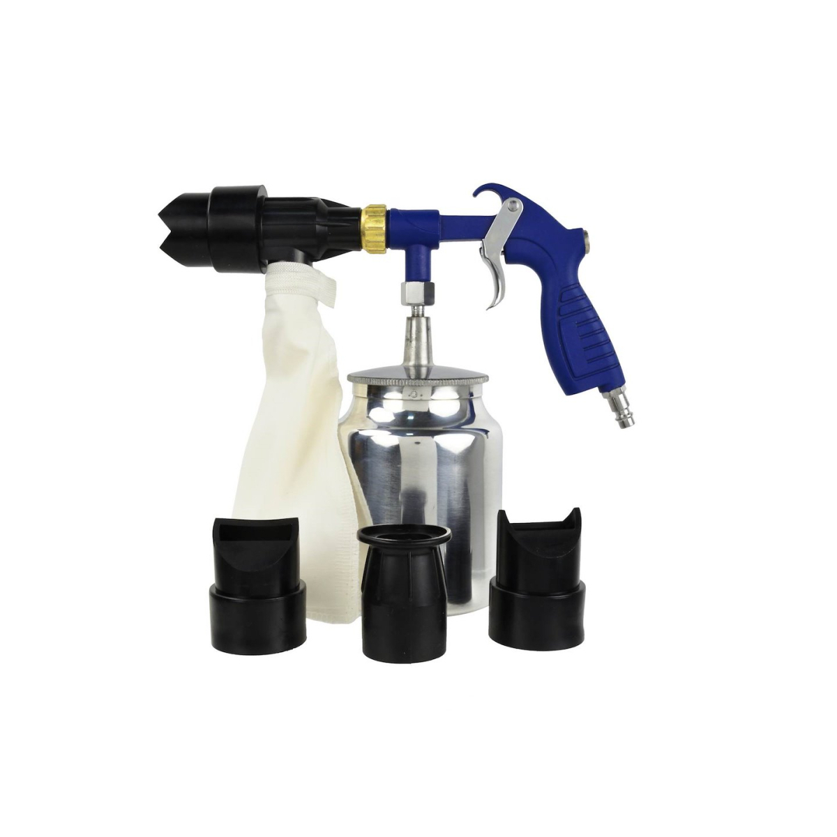 Levně Pískovací pistole 1L, abrazivní směs 2kg, Geko G01197 G01197
