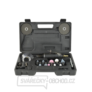 Pneumatická přímá bruska s příslušenstvím Geko G03142  Pneumatická přímá bruska s příslušenstvím Geko G03142 gallery main image